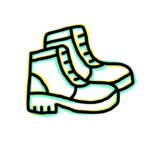 Safety Boots Drawn Icon