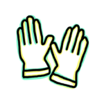 Gloves Drawn Icon