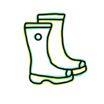 Gumboots Drawn Icon