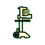Hydraulic Wood Splitter Drawn Icon