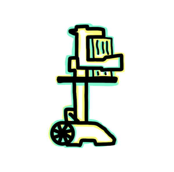 Hydraulic Wood Splitter Drawn Icon